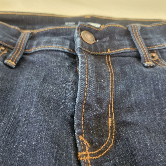 Old Navy Womens Jeans Size 4 Short Low Rise Skinny Leg Dark Wash Blue Denim - Picture 11 of 14